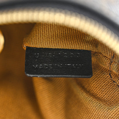 Celine Triomphe Canvas Coin and Card Pouch With Hook Black 7 of 9