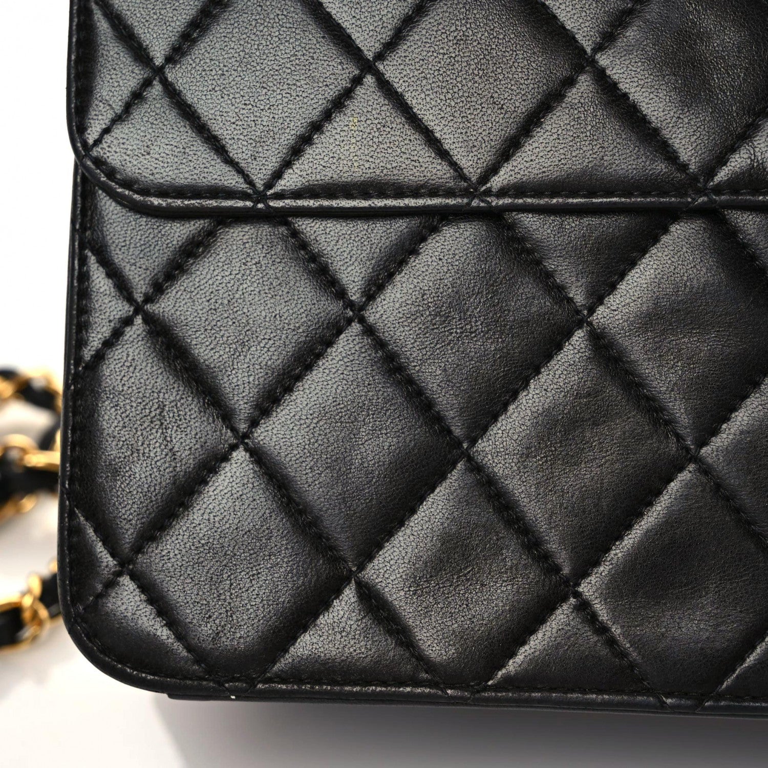 Chanel Lambskin Quilted Medium Single Flap Black 19 of 20