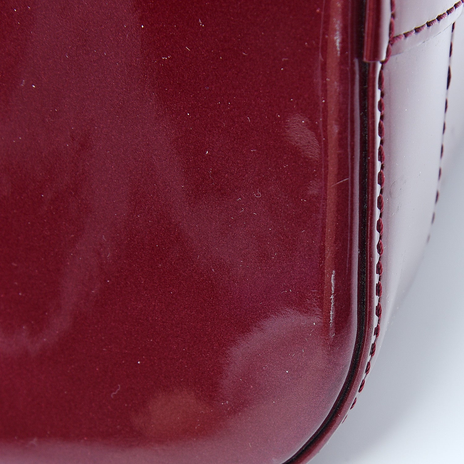 Louis Vuitton Vernis Alma GM Rouge Fauviste 10 of 14
