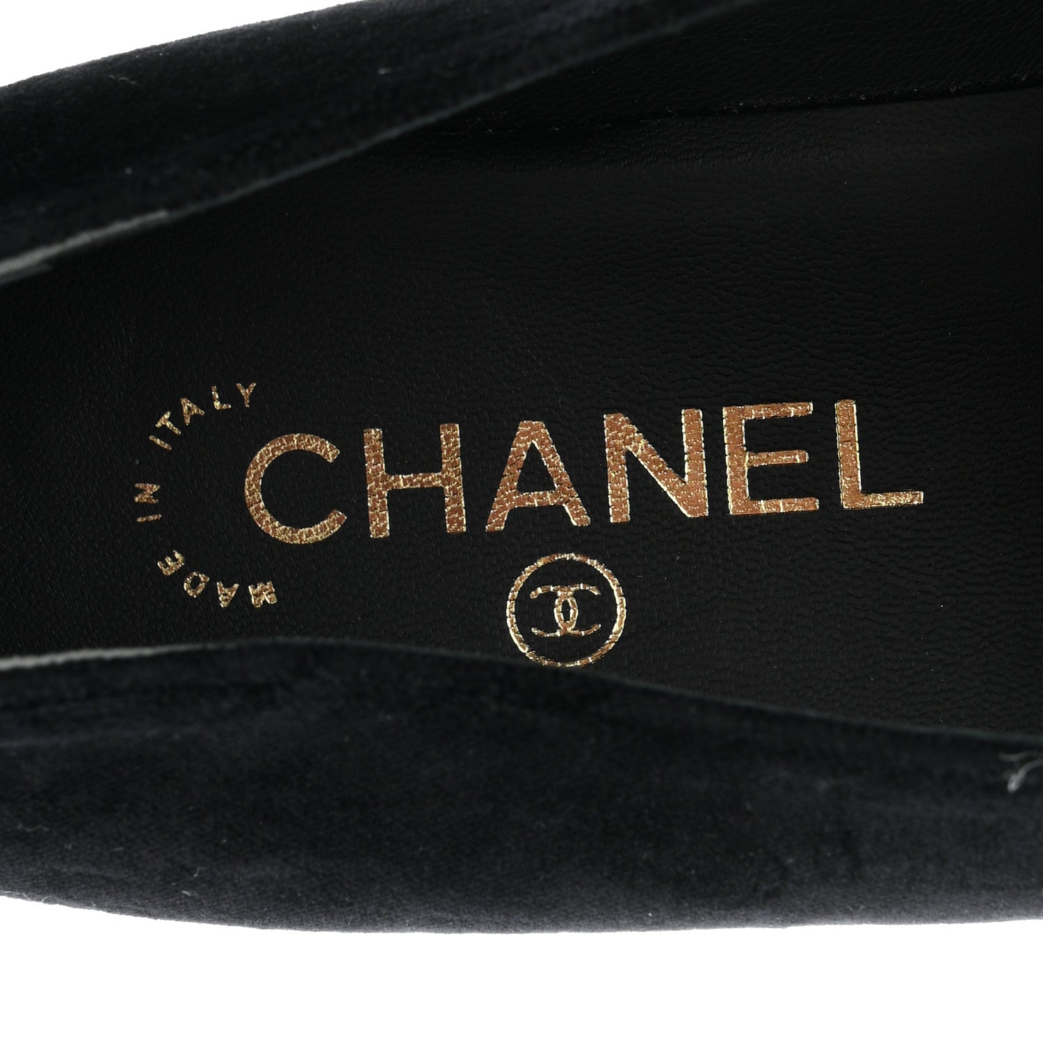 Chanel Velvet Moccasin Loafers 40 Black 8 of 9