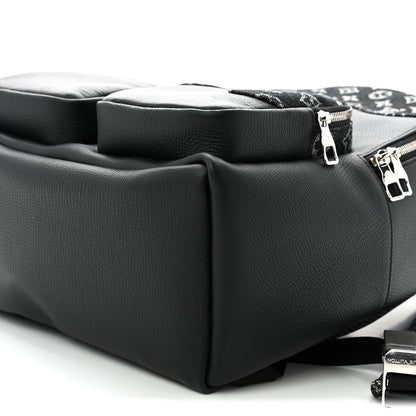 Louis Vuitton X NIGO Taurillon Monogram Denim Drip Campus Backpack Black 9 of 10