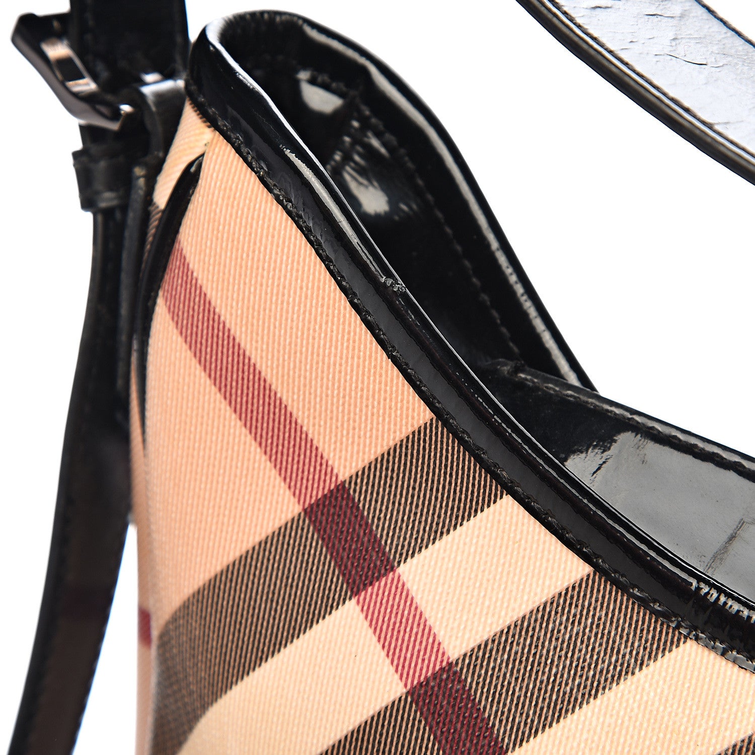 Burberry Nova Check Shoulder Bag Black 12 of 13