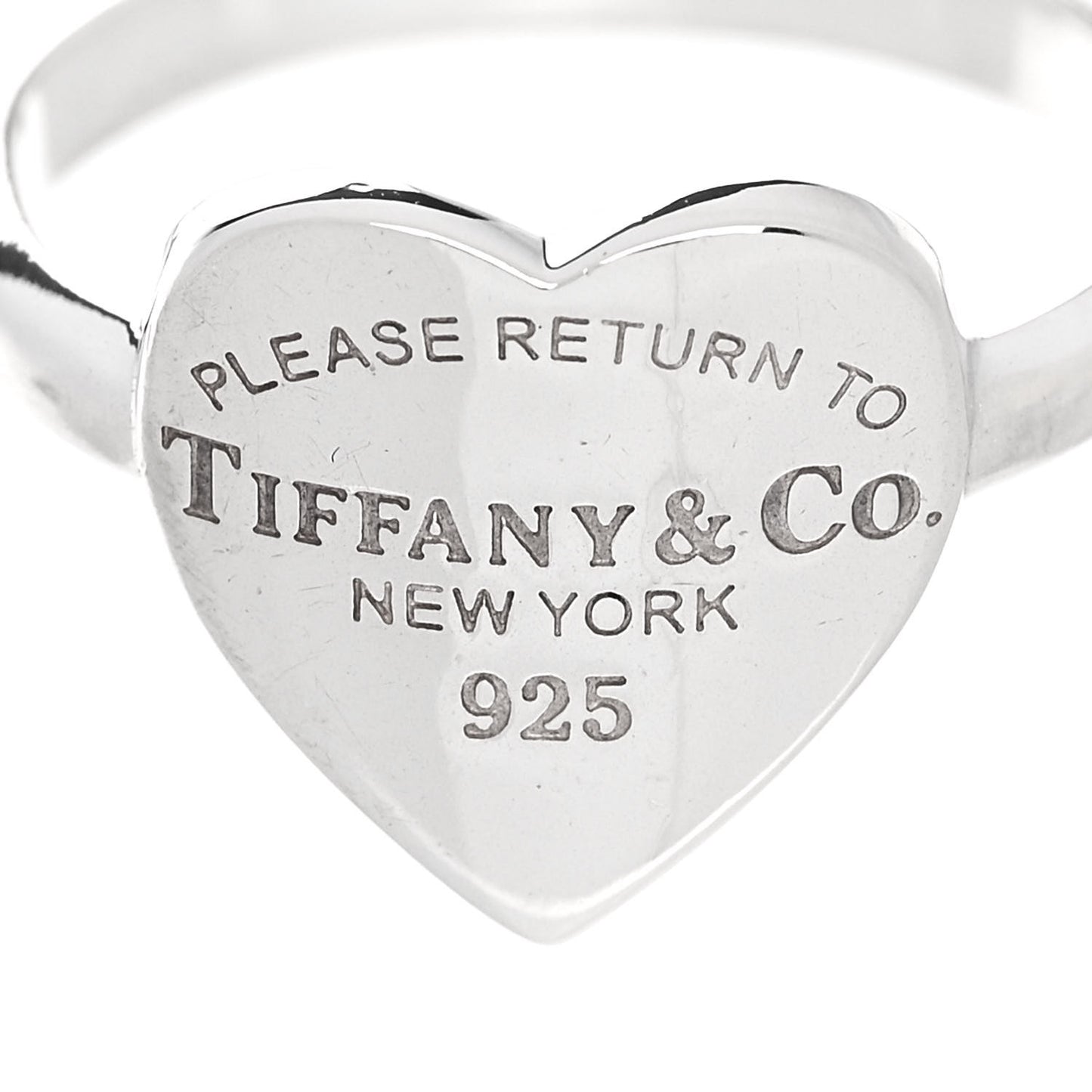 Sterling Silver Return to Tiffany Heart Ring 54 6.75