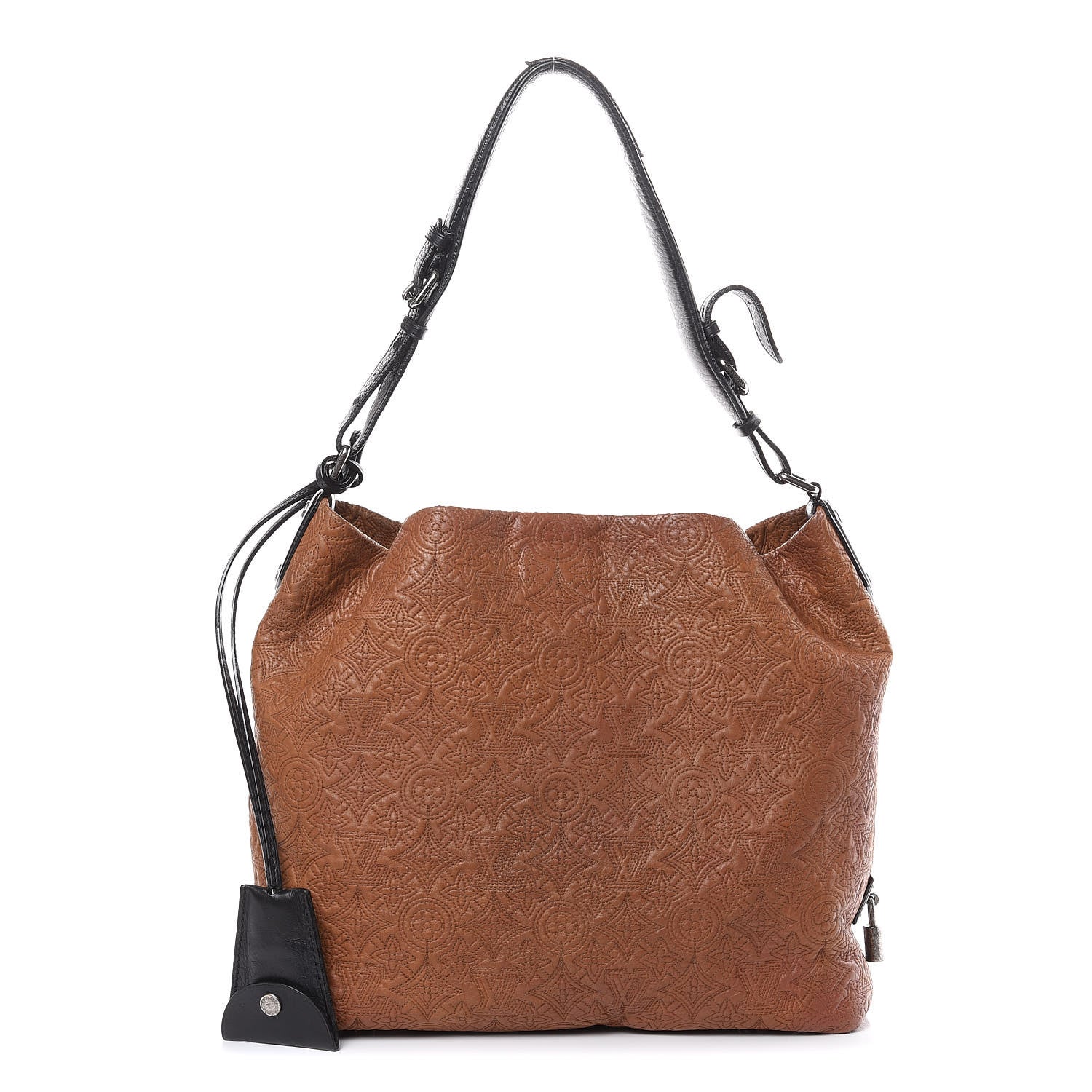 Louis Vuitton Lambskin Antheia Hobo PM Caramel 1 of 15
