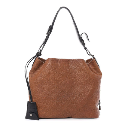 Louis Vuitton Lambskin Antheia Hobo PM Caramel 1 of 15