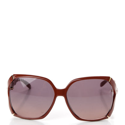 Gucci Bamboo Effect Sunglasses GG0505S Red 2 of 8
