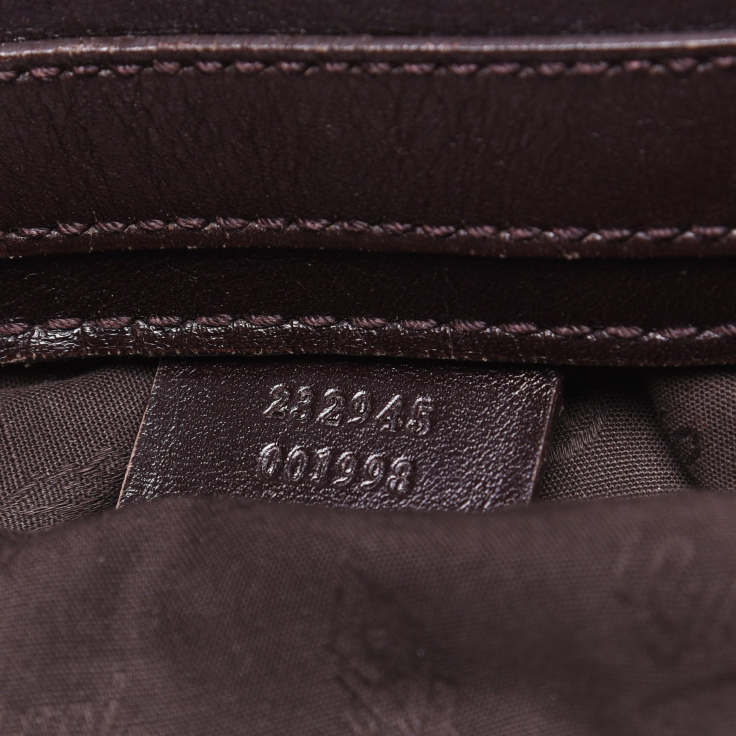 Monogram Large GG Twins Hobo Dark Brown