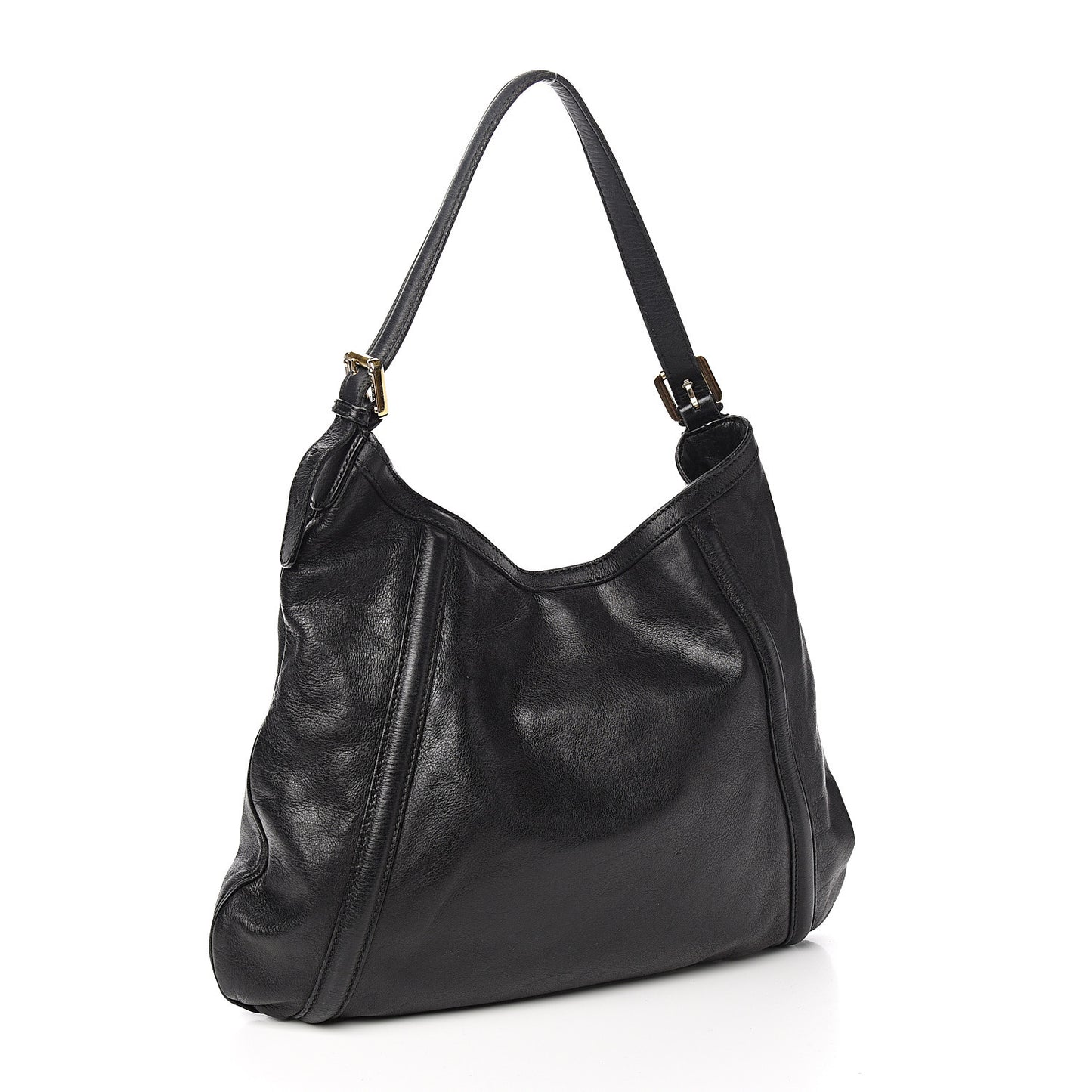 Calfskin Medium Britt Hobo Black