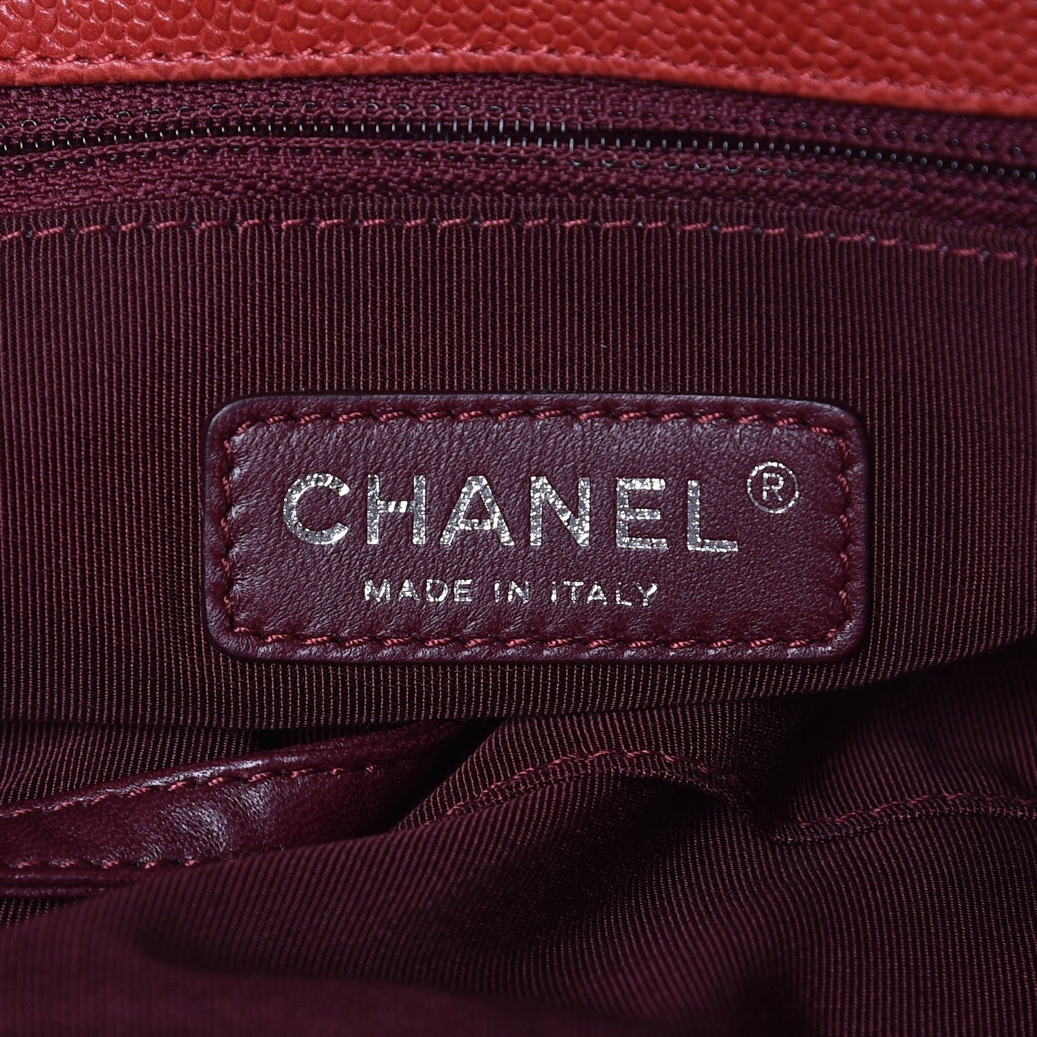 Chanel Caviar Quilted French Riviera Hobo Rouge 7 of 14