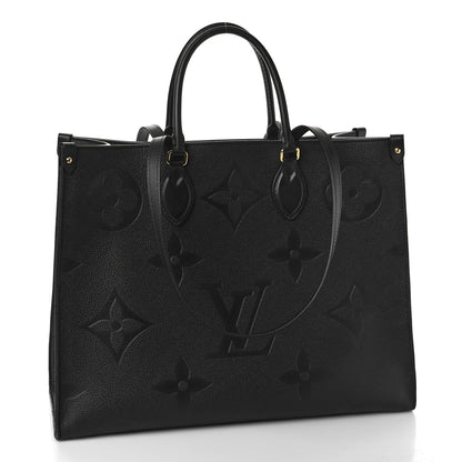 Louis Vuitton Empreinte Monogram Giant Onthego GM Black 3 of 8