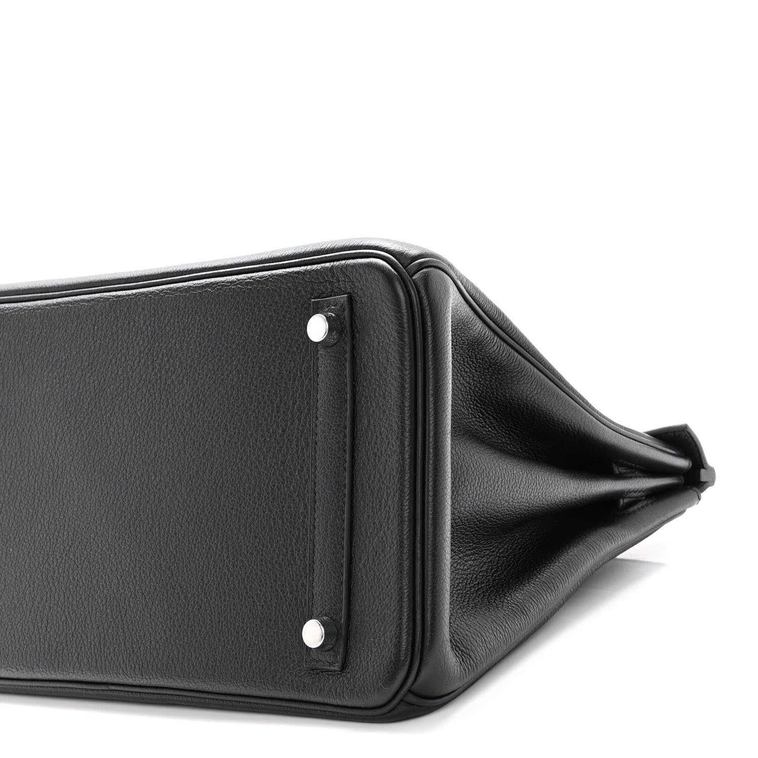 Hermes Taurillon Clemence Birkin 30 Black 10 of 12