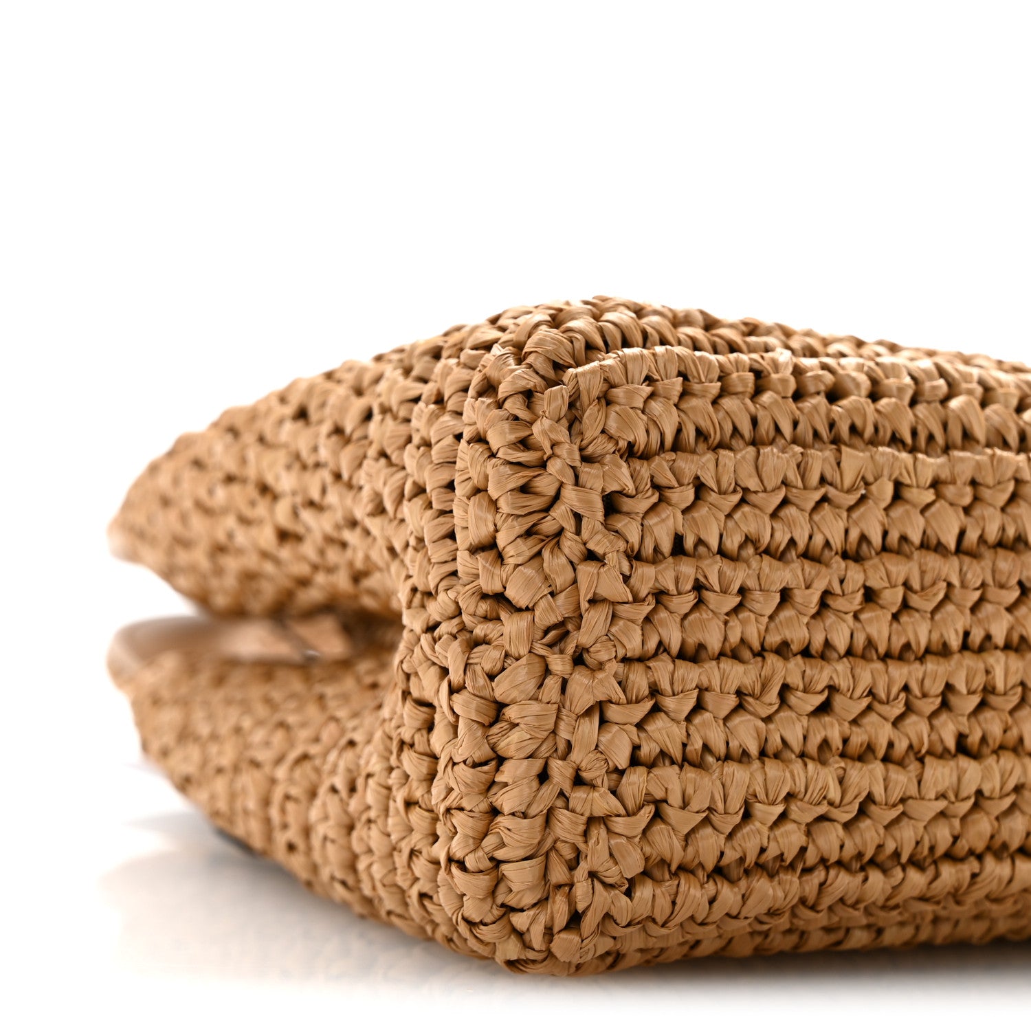 Chanel Braided Raffia Nano Kelly Flap Bag Dark Beige 9 of 11