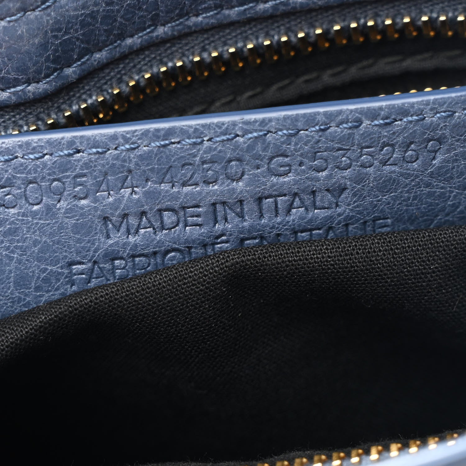 Balenciaga Agneau Arena Giant 12 Gold Le City Mini Bleu Persan 7 of 10