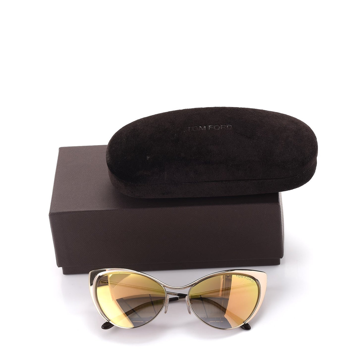 Nastasya Cat Eye Sunglasses TF304 Rose Gold