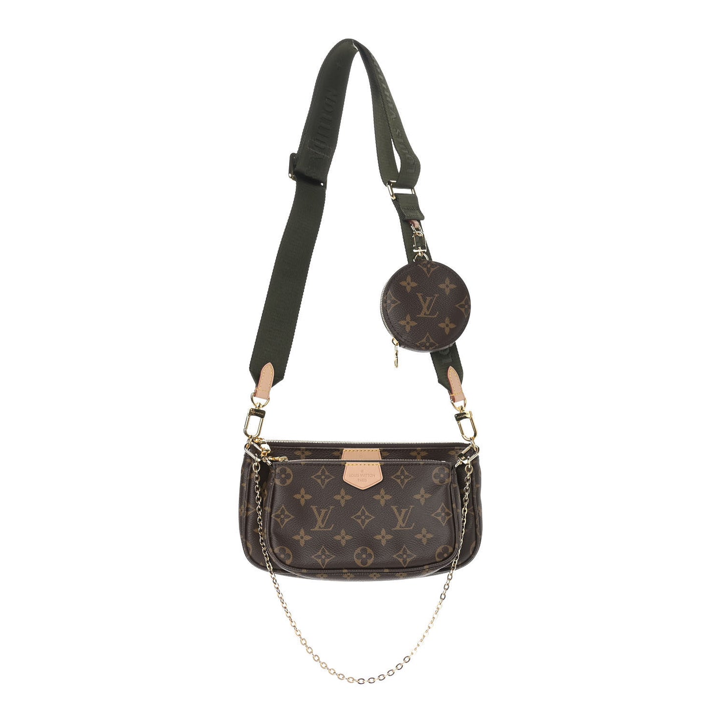 Monogram Multi Pochette Accessories Kaki