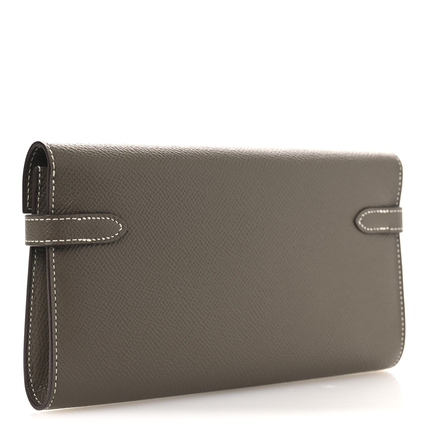 Hermes Epsom Kelly Longue Wallet Etoupe 3 of 11