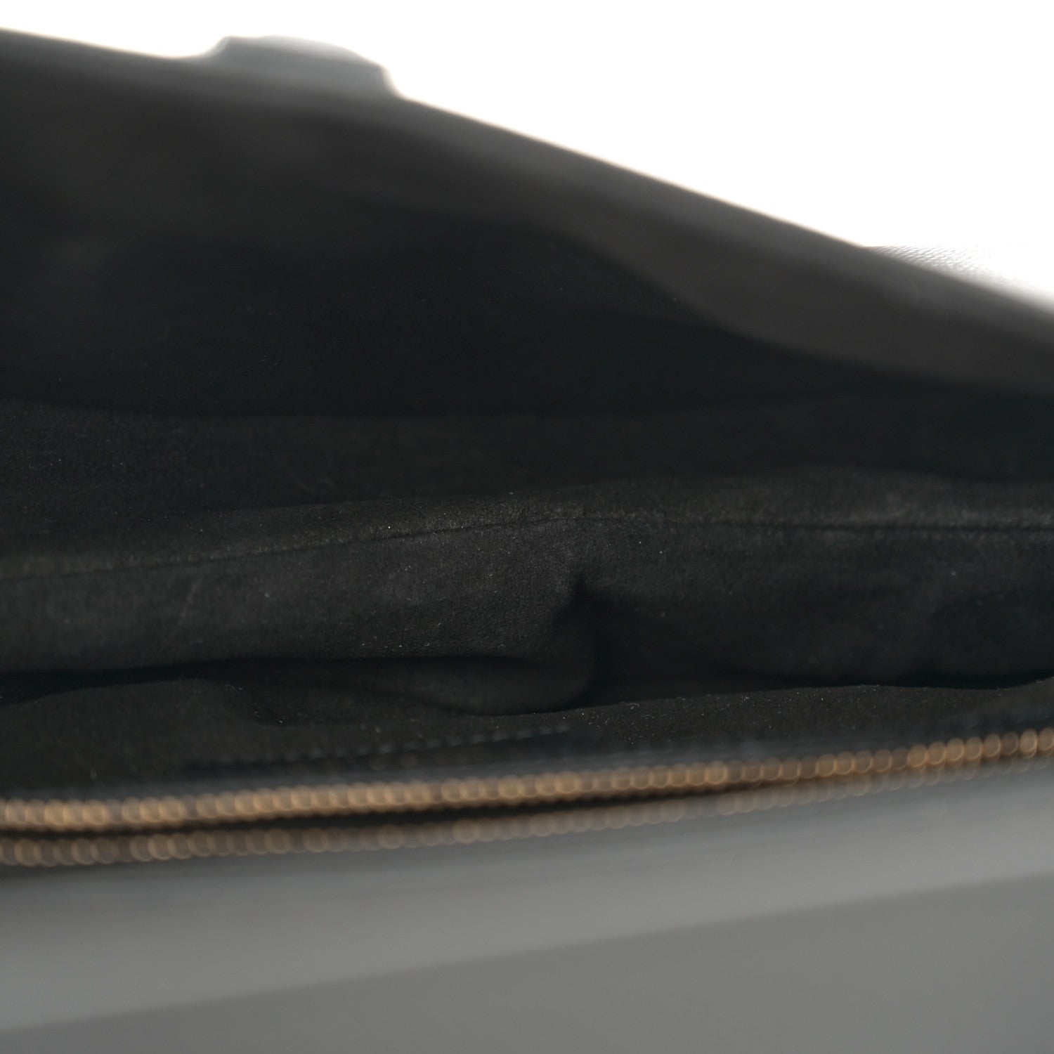 Christian Dior Grained Calfskin Saddle Bag Black 5 of 13