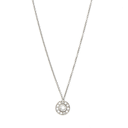 Tiffany Platinum Diamond .37ctw Circlet Pendant Necklace 1 of 7