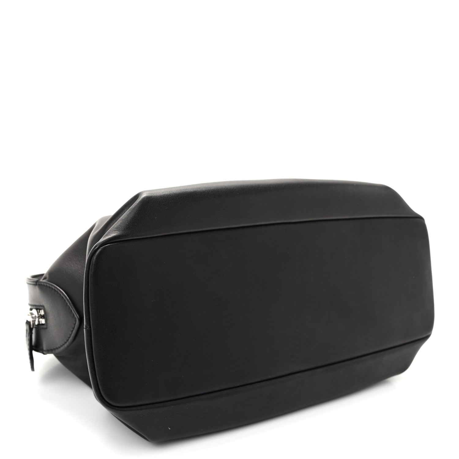 The Row Polished Saddle Calfskin Agnes Bag Black 11 of 17