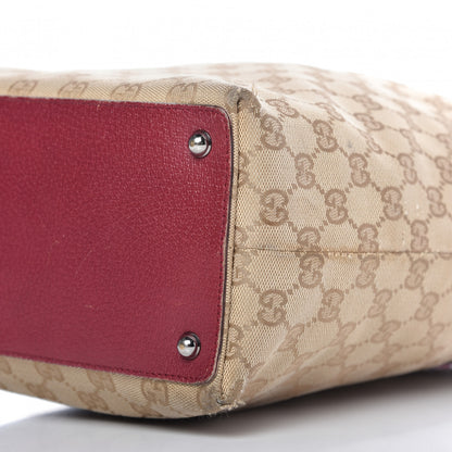 Gucci Monogram Large Eclipse Tote Red 7 of 15