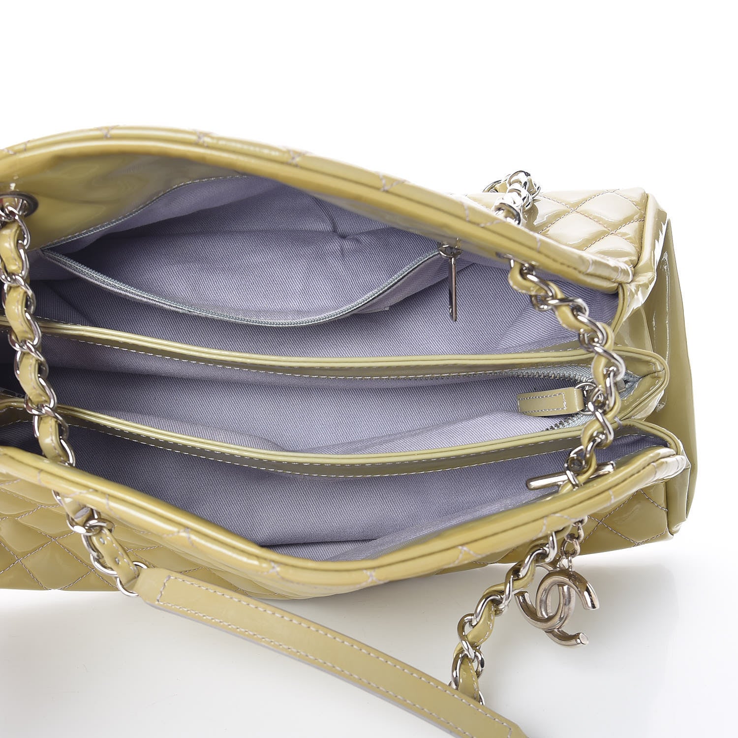 Chanel Patent Quilted Medium Just Mademoiselle 6 of 16