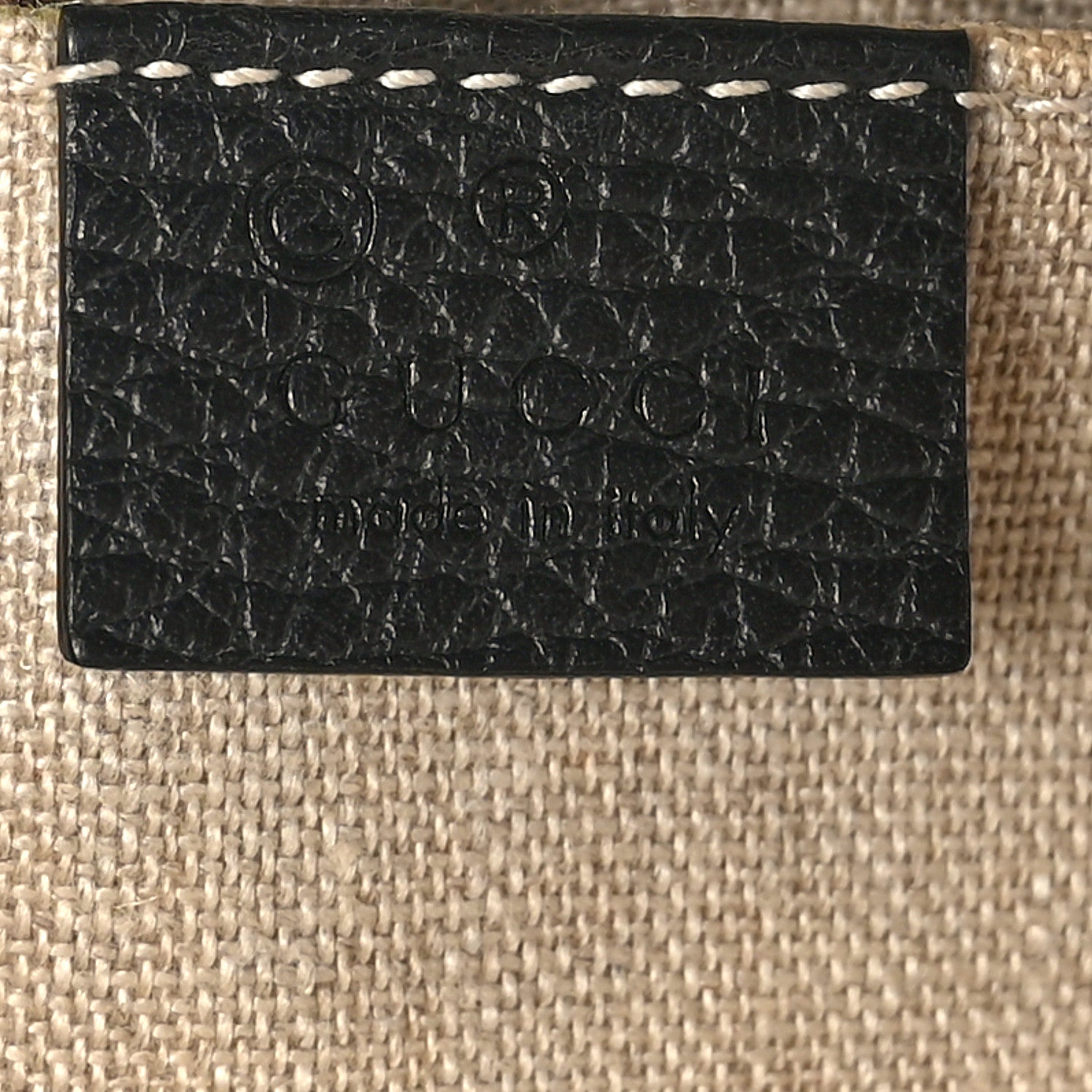 Gucci Dollar Calfskin Small GG Charm Dome Bag Black 6 of 9