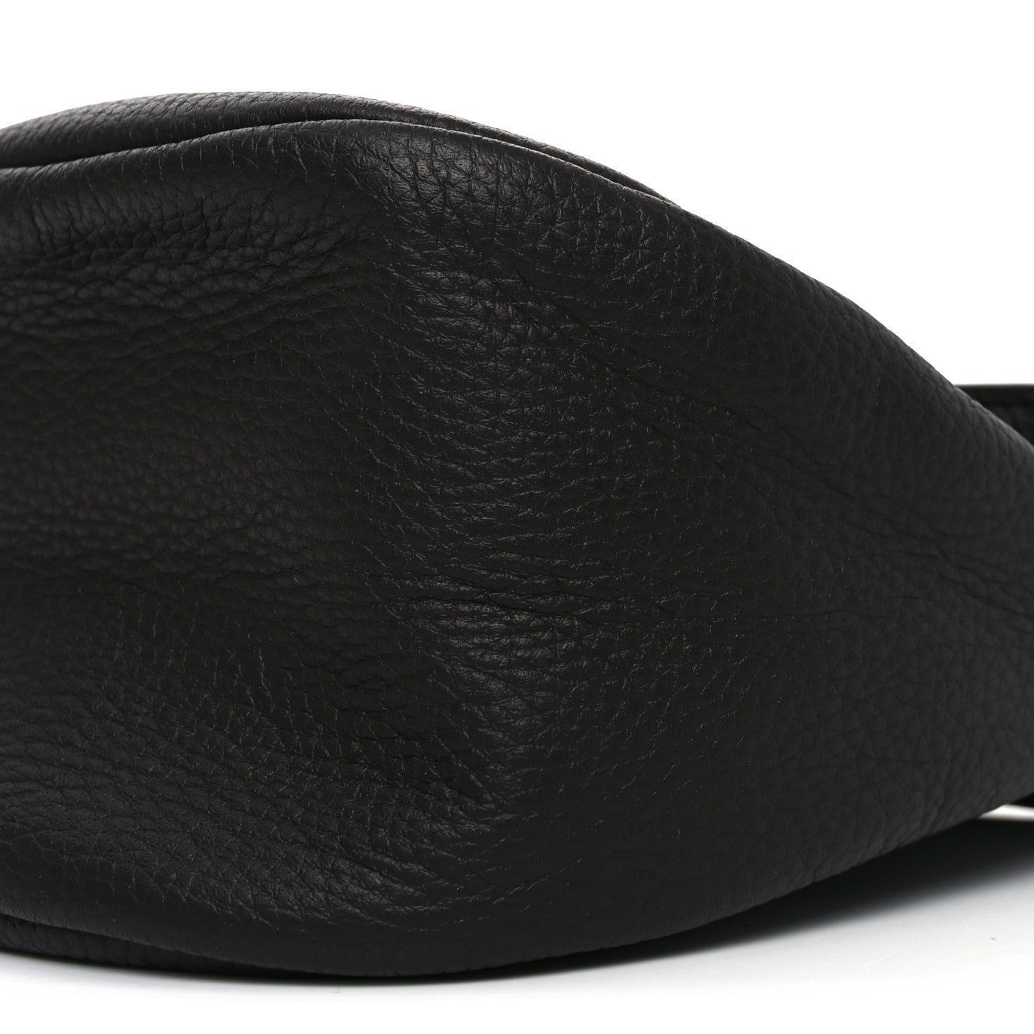 The Row Grained Calfskin Small Slouchy Banana Bag Dark Brown 10 of 10
