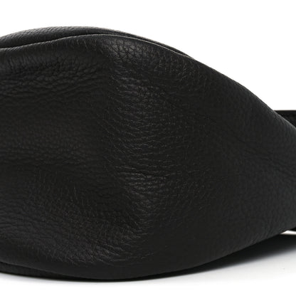 The Row Grained Calfskin Small Slouchy Banana Bag Dark Brown 10 of 10