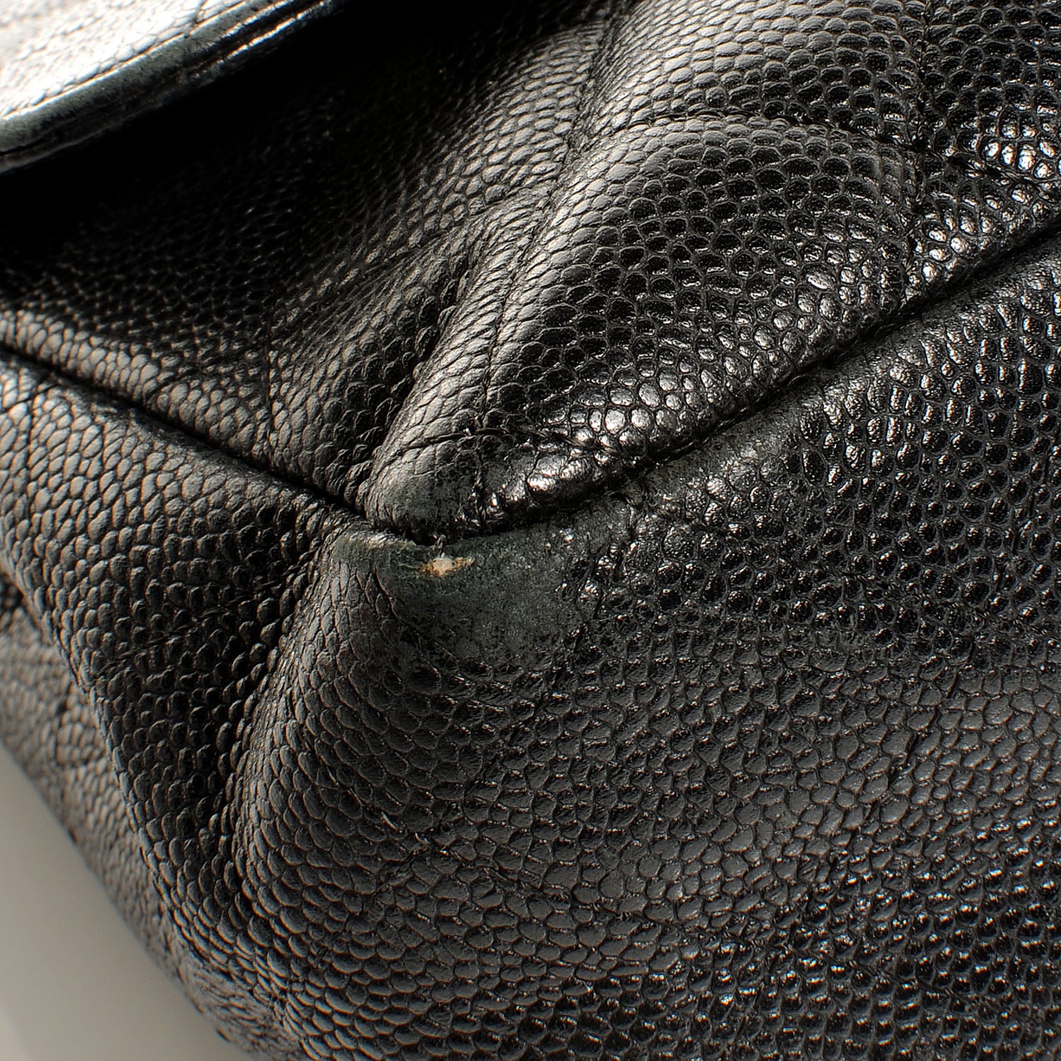 Chanel Caviar Jumbo Single Flap Black 8 of 9