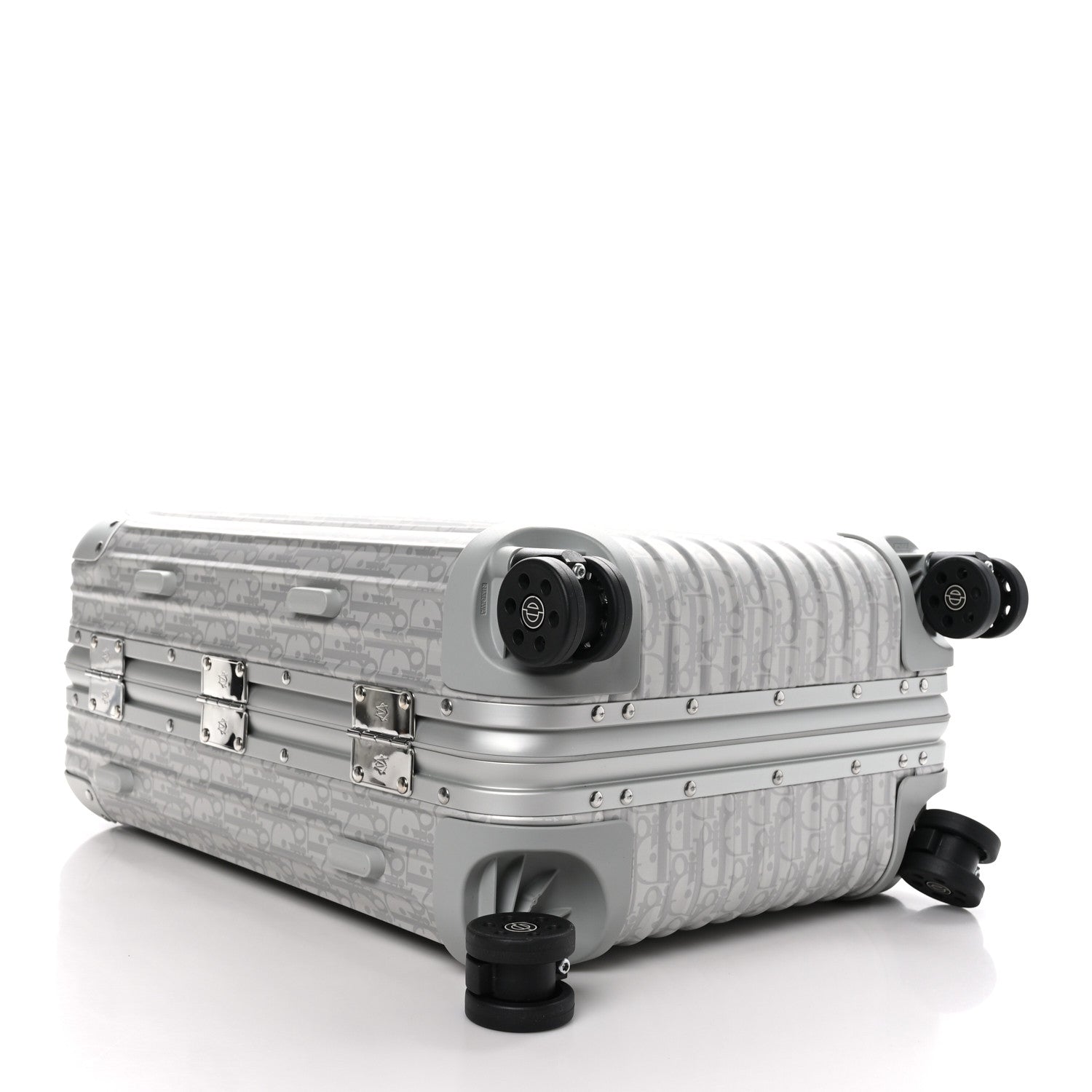 Christian Dior X RIMOWA Aluminum Gradient Cabin Luggage Silver 3 of 9