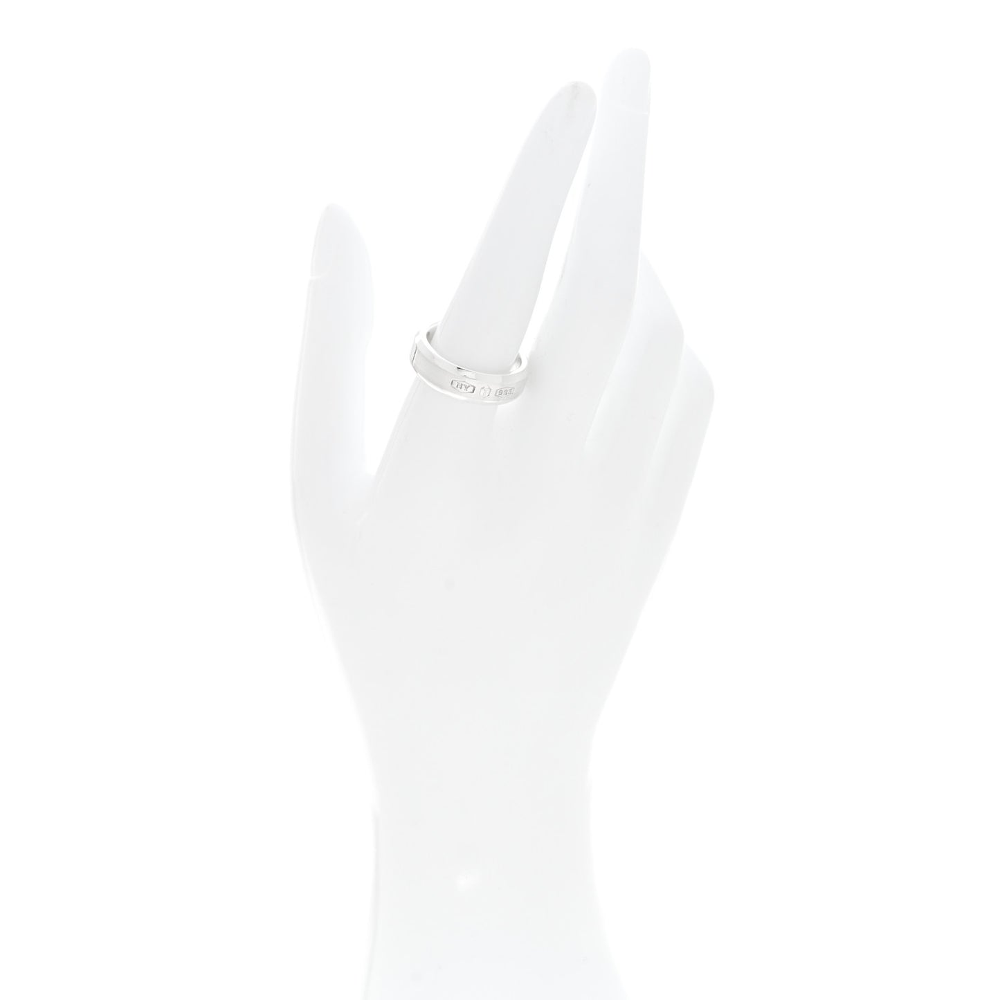 Sterling Silver 1837 Makers Medium Slice Ring 58 8.5