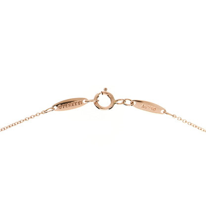 Tiffany 18K Rose Gold 6.5mm Elsa Peretti Bean Pendant Necklace 5 of 5