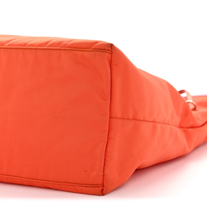 Prada Tessuto Nylon Saffiano Tote Papaya Ibisco 11 of 14