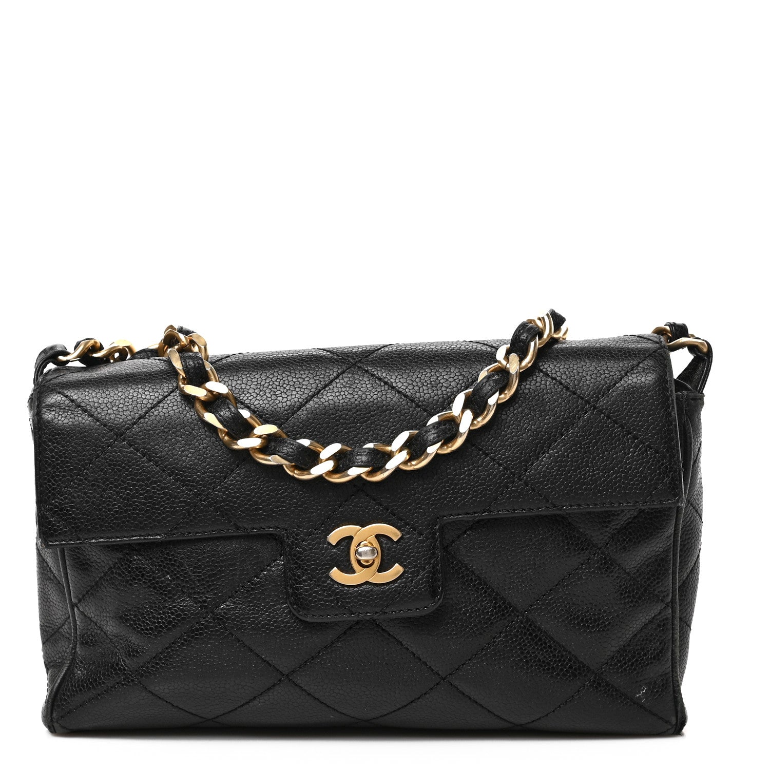 Chanel Caviar Quilted Medium Single Flap Black 1 of 8