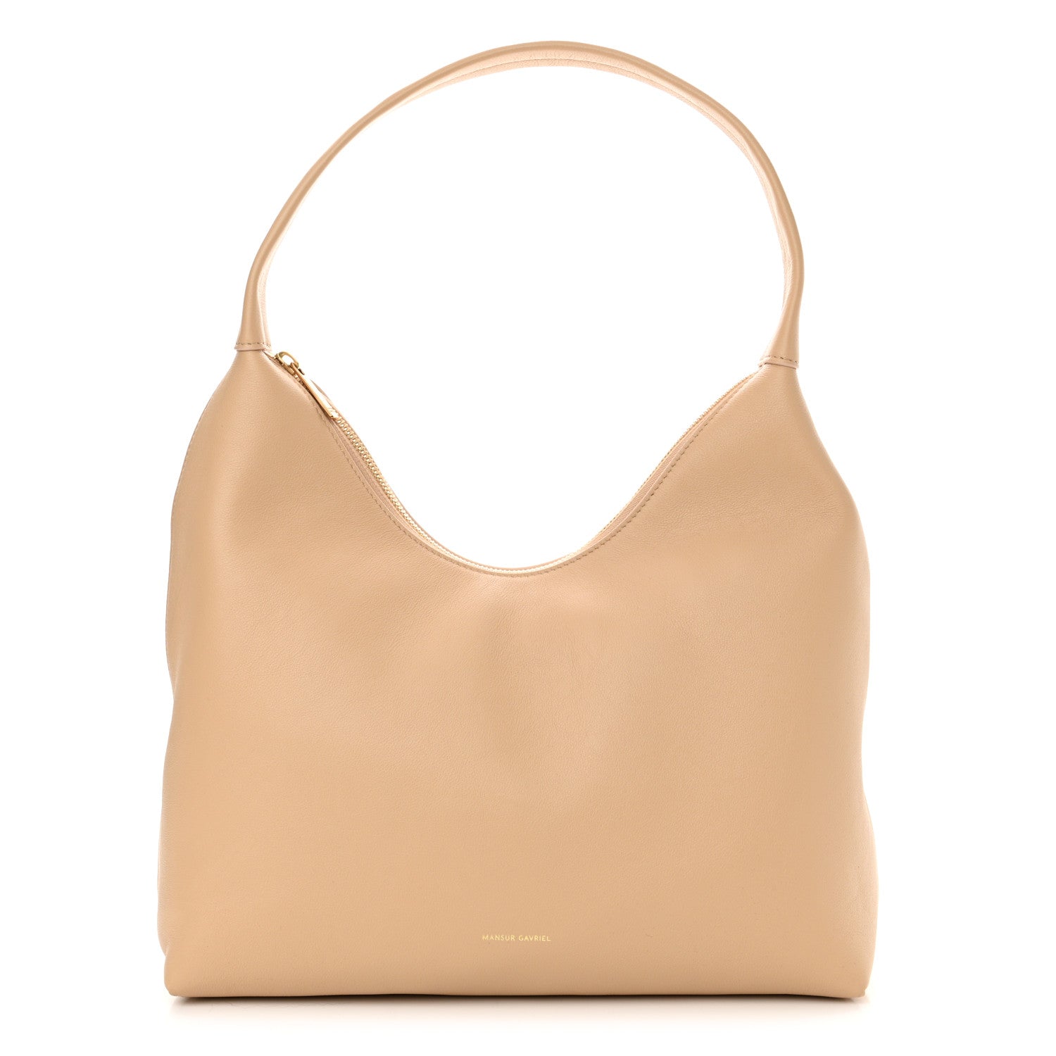 Mansur Gavriel Calfskin Mini Candy Hobo Sand 1 of 9