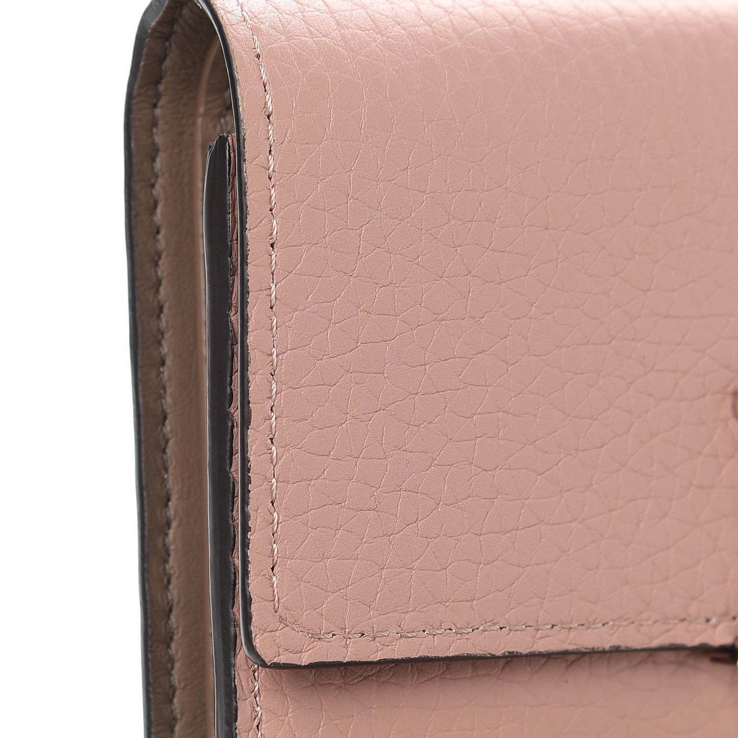 Taurillon Capucines Compact Wallet Magnolia