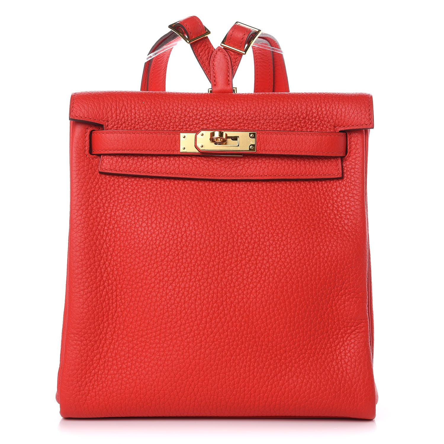 Hermes Taurillon Clemence Kelly Ado Backpack Rouge De Coeur 1 of 22