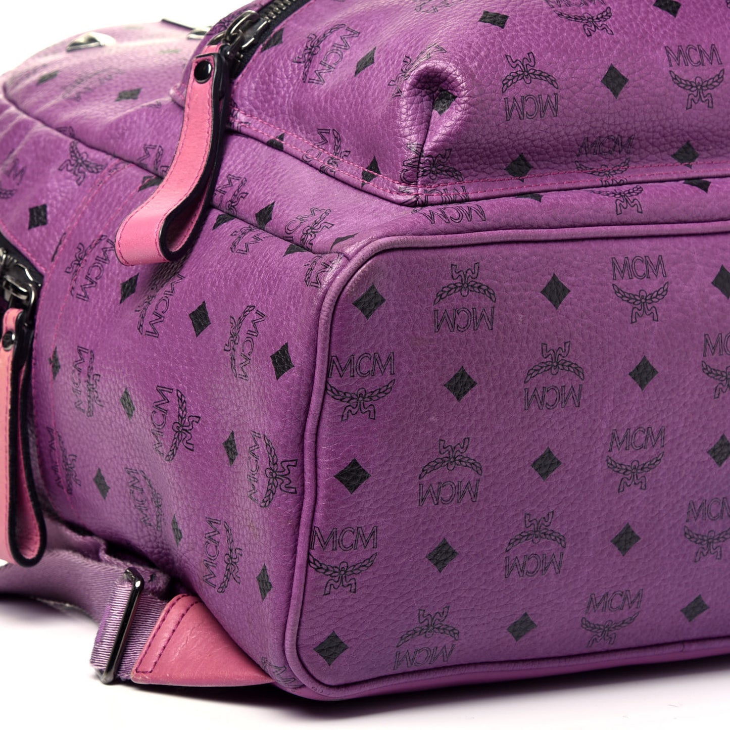 Visetos Medium Sprinkle Stud Stark Backpack Purple