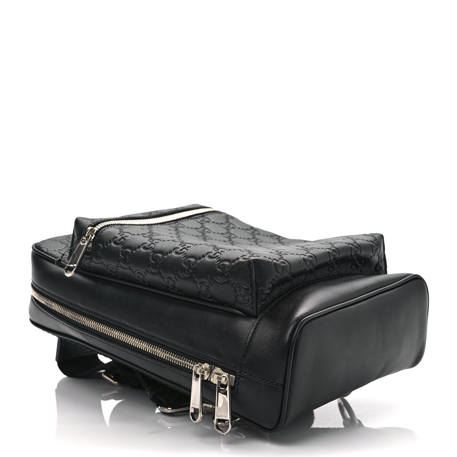 Gucci Guccissima Sling Backpack Black 4 of 9