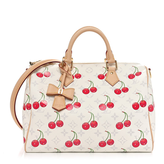 LV X TM Monogram Cerises Speedy Soft Bandouliere 30