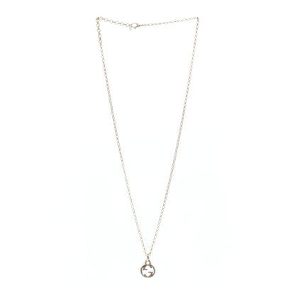 Gucci Sterling Silver Interlocking G Pendant Necklace 2 of 4