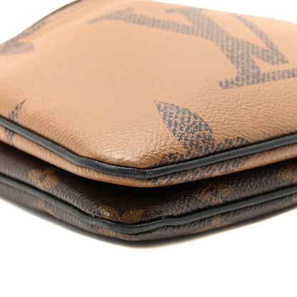 Louis Vuitton Reverse Monogram Giant Double Zip Pochette 9 of 10