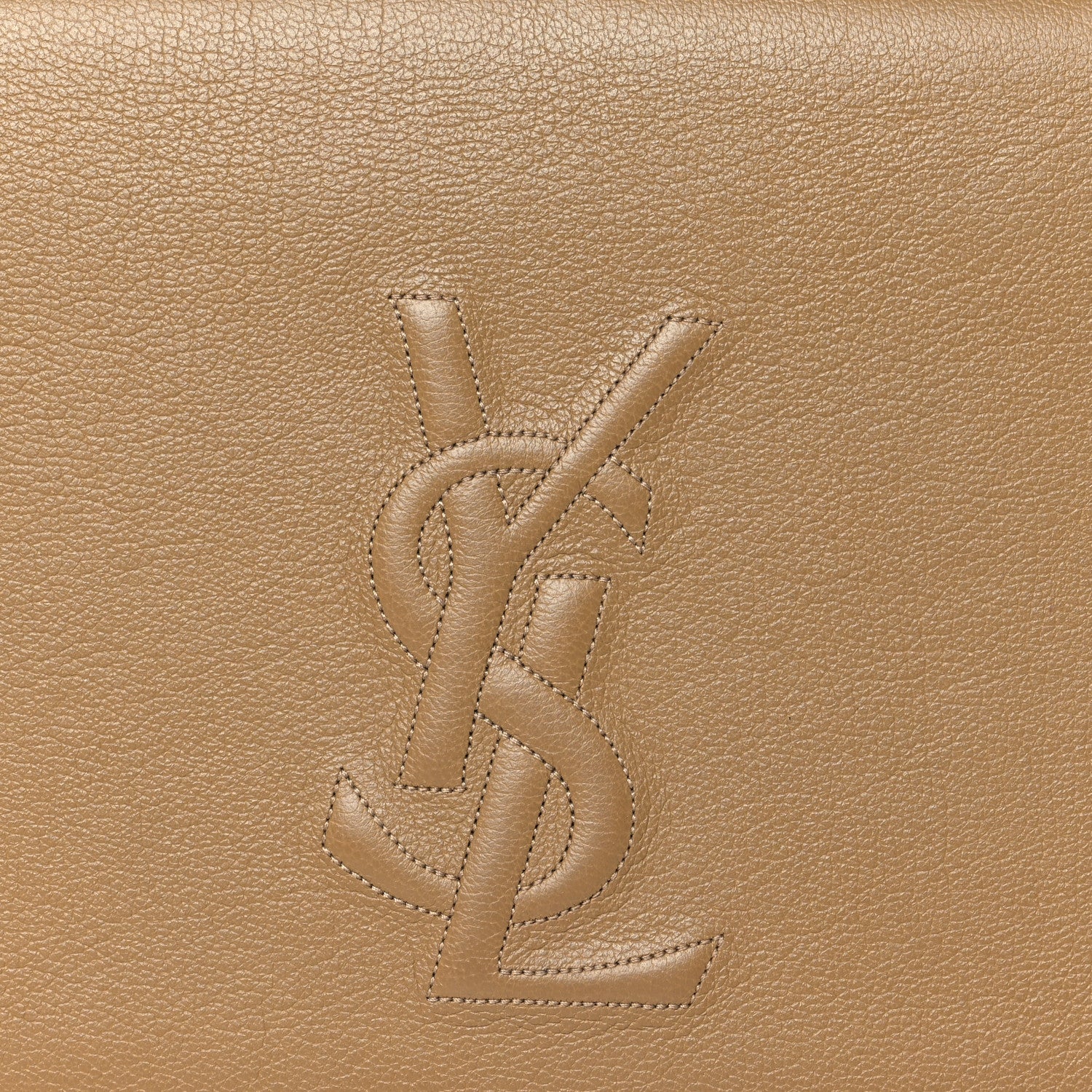 Saint Laurent Calfskin Large Belle De Jour Clutch Beige 7 of 9