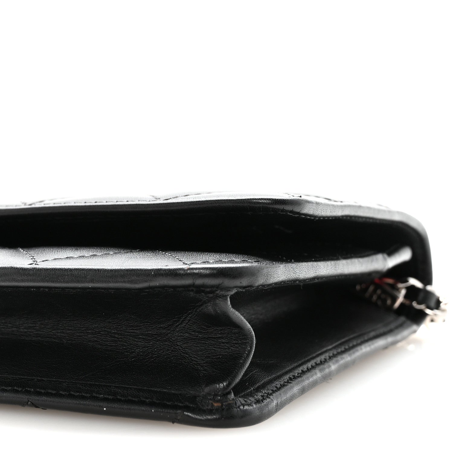 Chanel Calfskin Quilted Cambon Wallet on Chain WOC Black 11 of 12