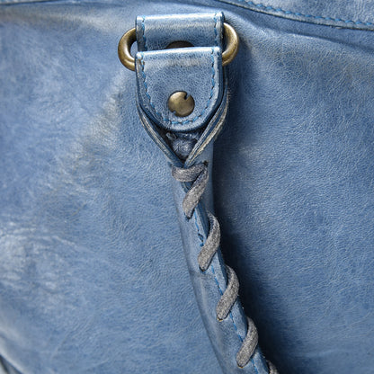 Balenciaga Chevre Classic Hardware Purse Bleu 15 of 24