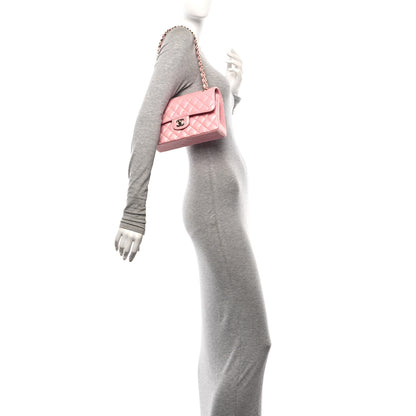 Chanel Iridescent Caviar Quilted Small Double Flap Pink 2 of 11