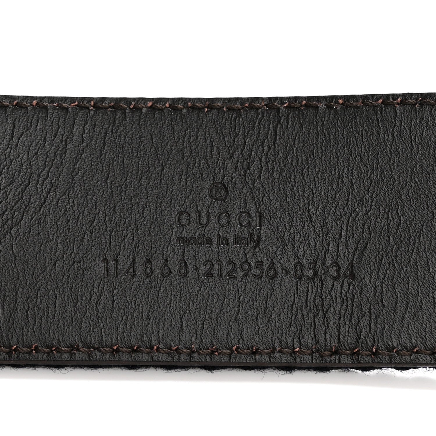 Gucci Nylon Calfskin Bamboo Interlocking G Web Belt 85 34 Navy Red White 6 of 8