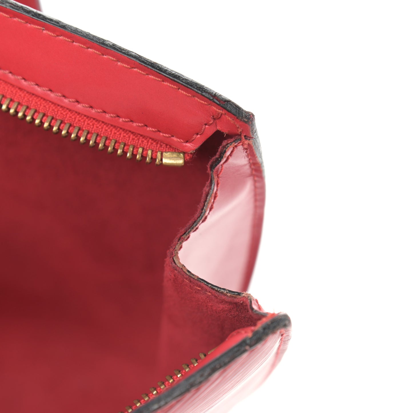 Epi Saint Jacques PM Long Straps Red