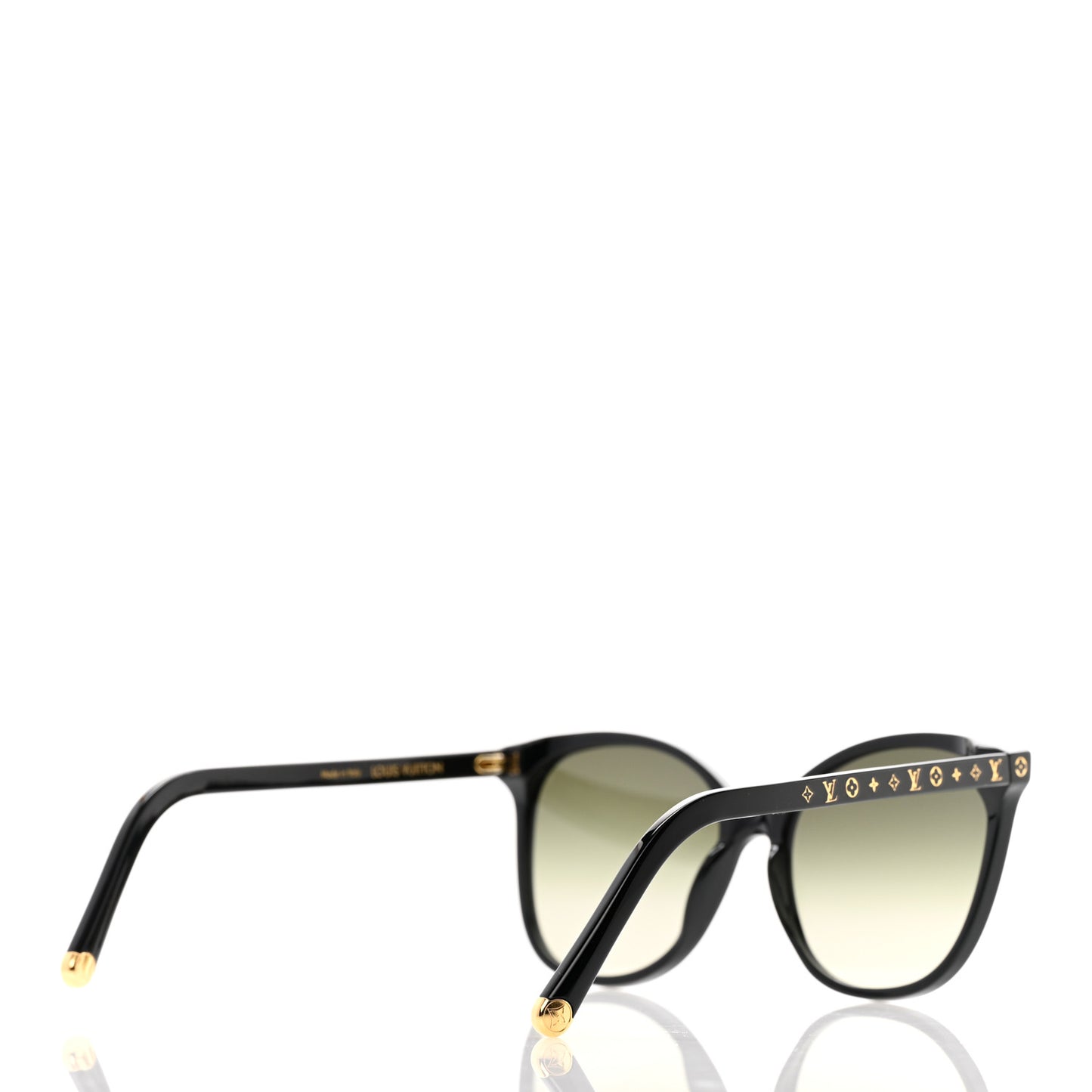 Acetate My Monogram Light Cat Eye Sunglasses Z1657W Black