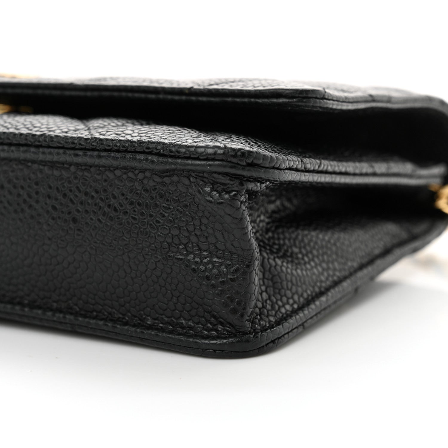 Chanel Caviar Quilted Wallet on Chain WOC Black 11 of 12